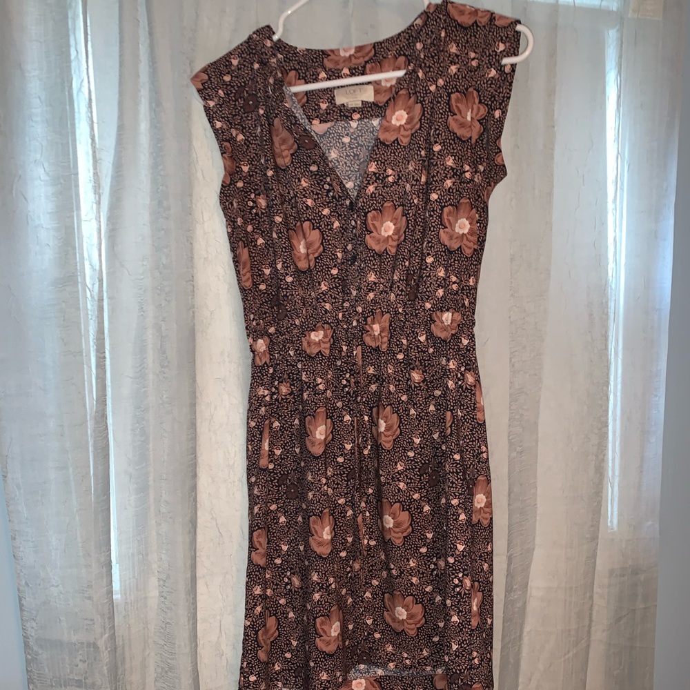 LOFT floral sundress